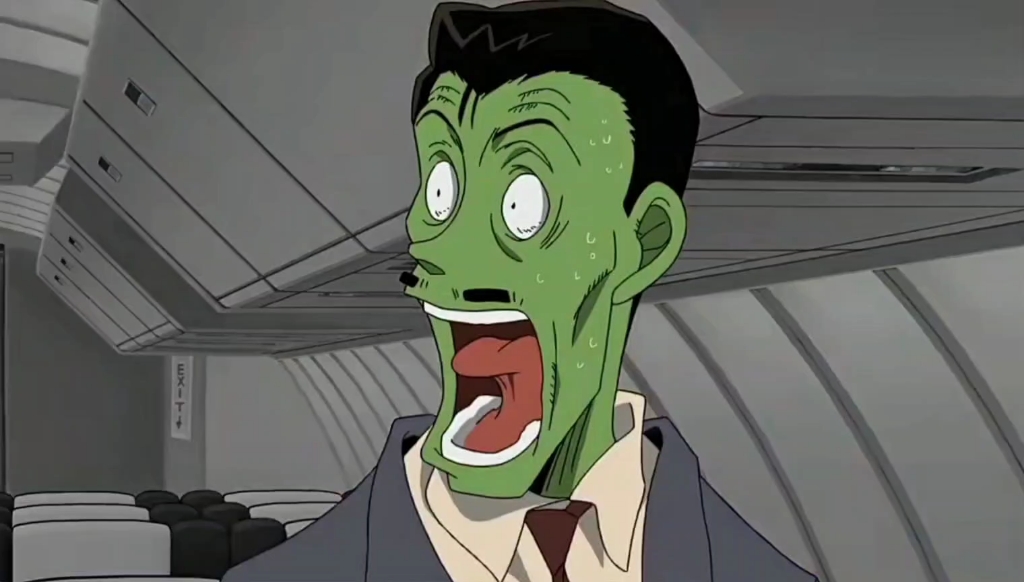 毛利小五郎脸都吓绿了