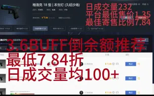 Descargar video: 3.6BUFF倒余额推荐！