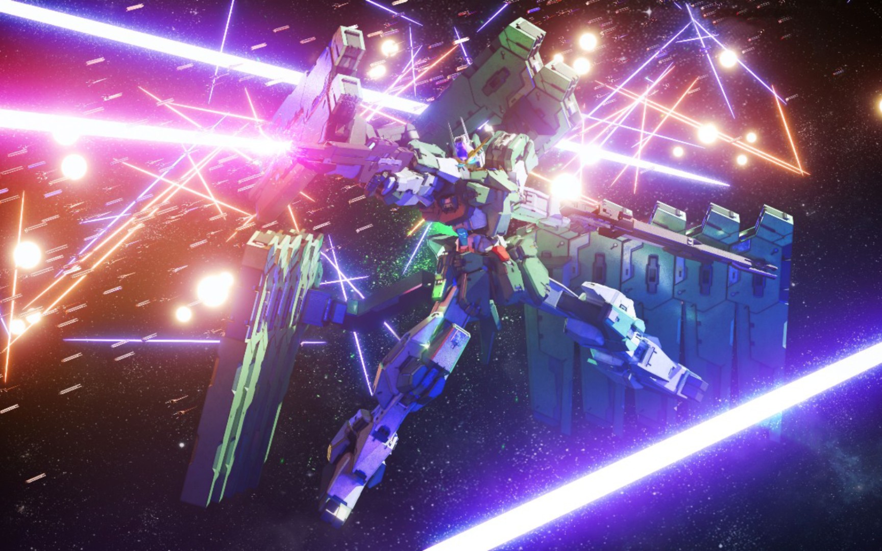 氪金对决(00剧场版结算动作)_敢达争锋对决