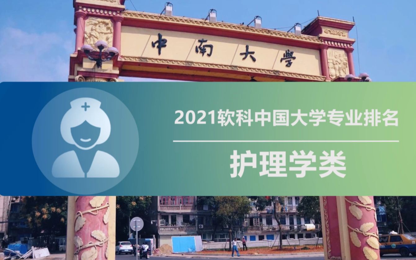 2021软科中国大学专业排名——【护理学】类哔哩哔哩bilibili