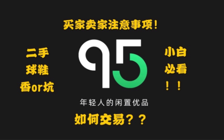 买卖二手球鞋需要注意哪些事项?95分到底靠不靠谱?小白应该如何使用?哔哩哔哩bilibili