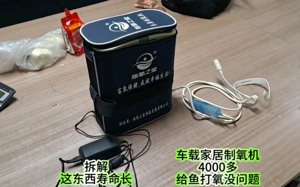 车载家居制氧机4000多,给鱼打氧没问题.拆解这东西寿命长.哔哩哔哩bilibili