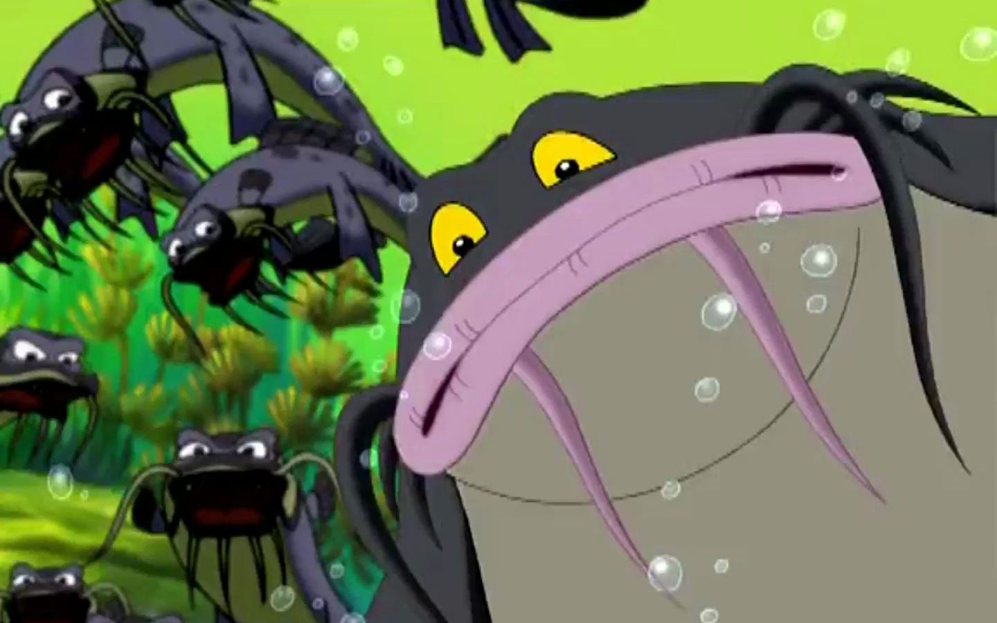 【小鲤鱼】蜘蛛跳街舞,结果却被肥鲶鱼嘲笑,还说他是抽风!