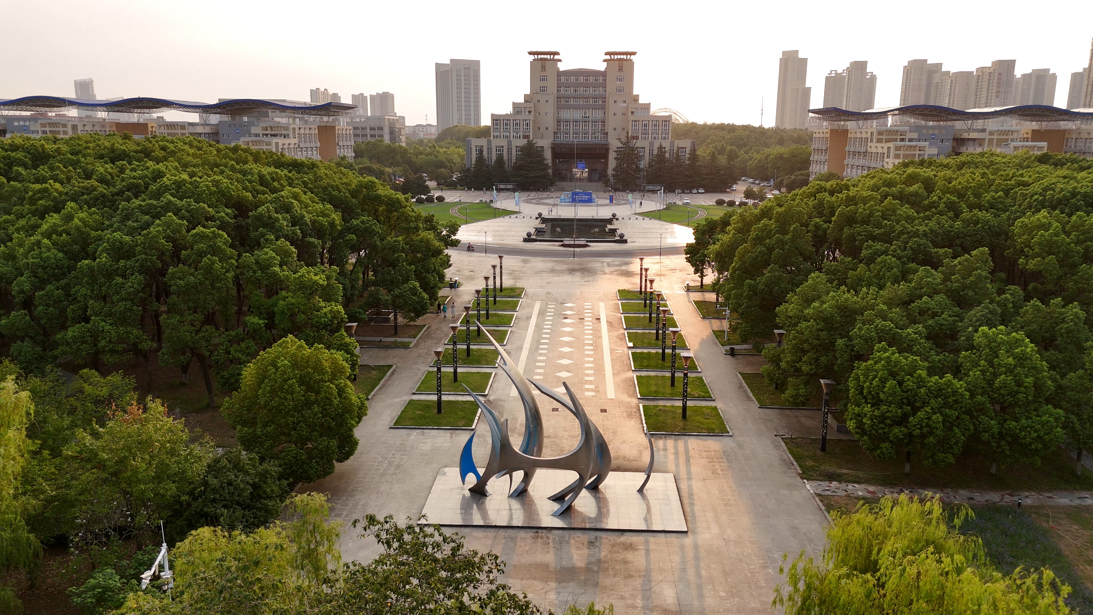 江汉大学风景图片图片