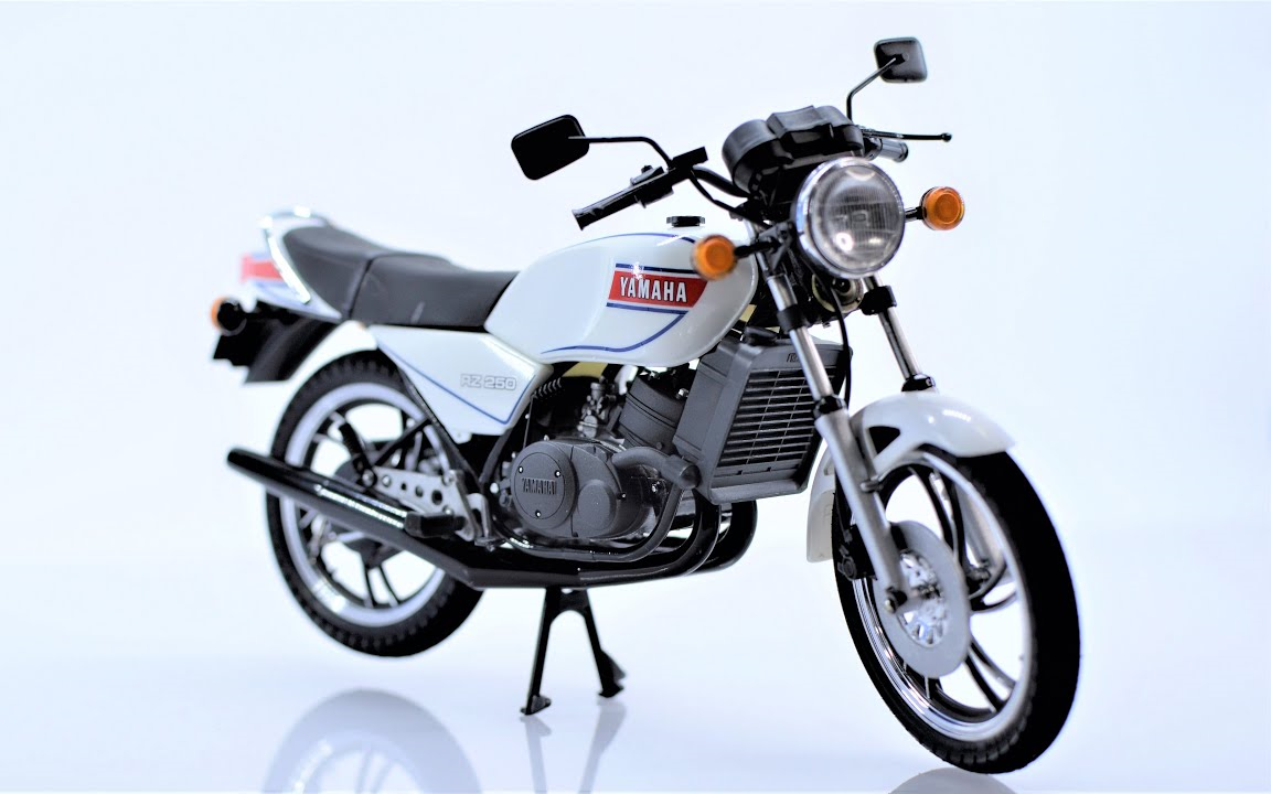 【民用模型】田宫 1/12雅马哈 rz250 摩托车模型制作
