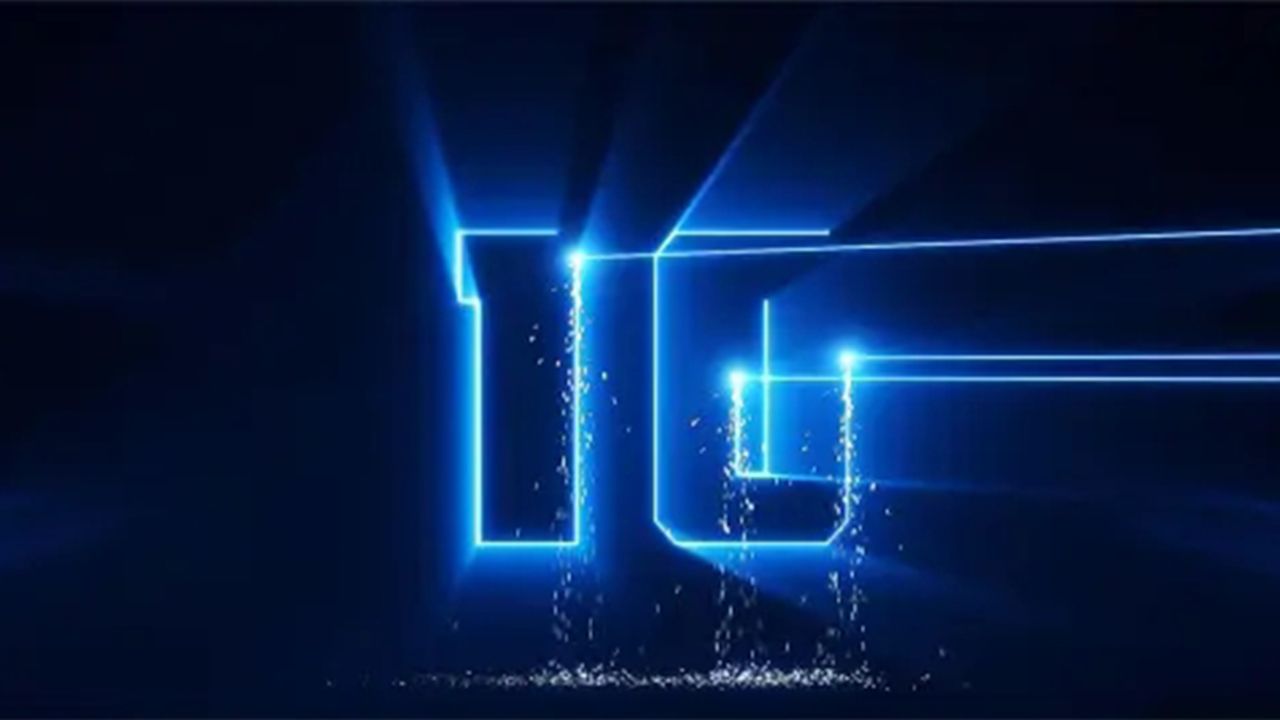 kc0390 蓝色科技激光雕刻启动仪式10秒倒数新品发布会开场签约活动