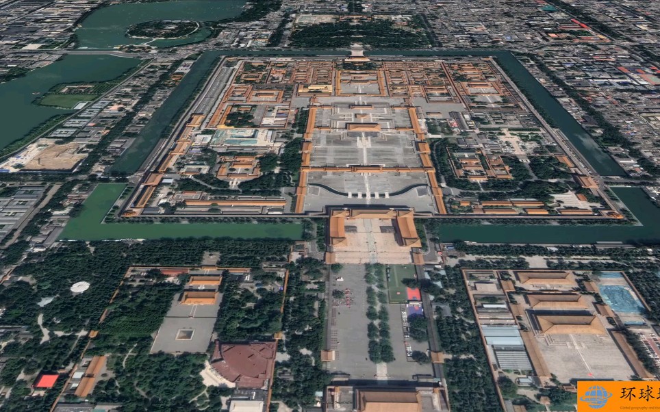三维地理鸟瞰北京故宫,还原一个真实的紫禁城