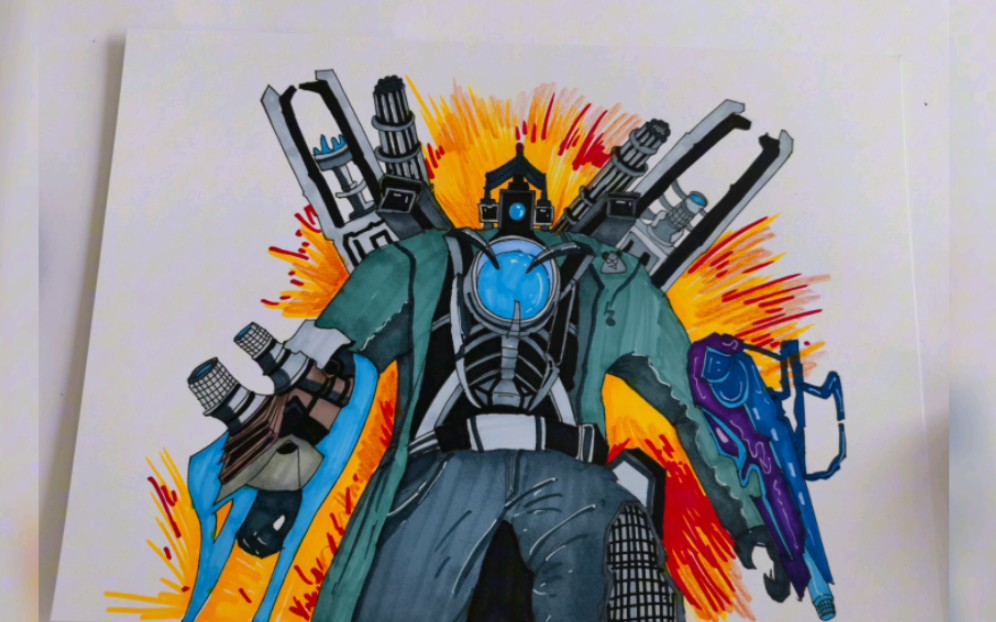 赛博格泰坦监控人最强形态他来啦!