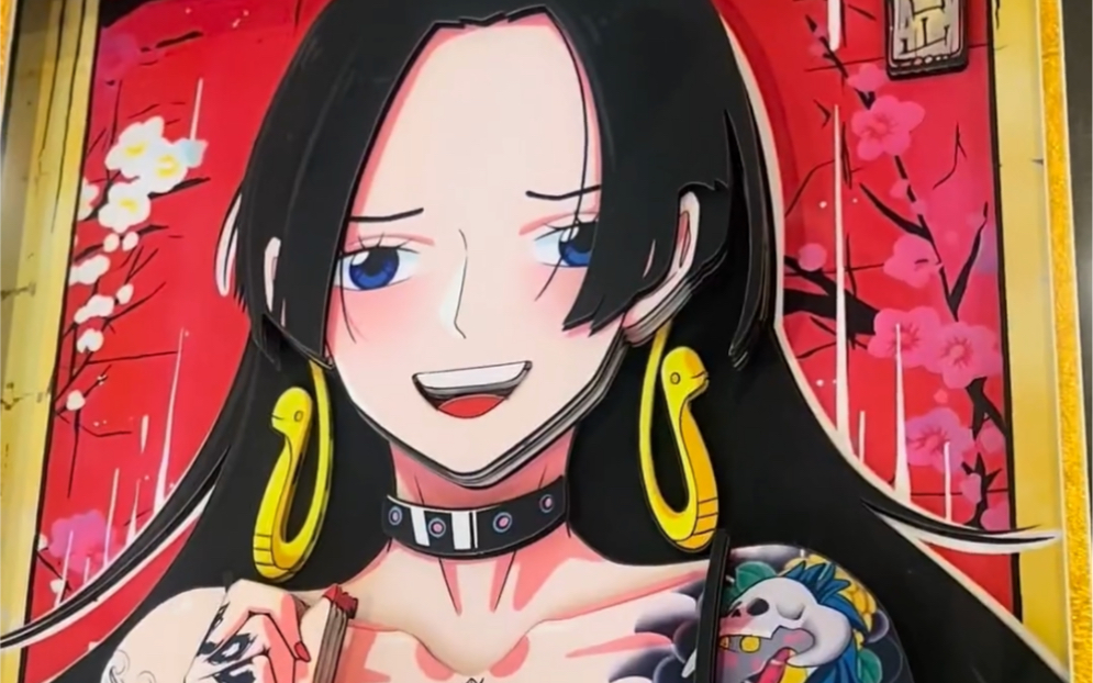 女蒂路飞立体画