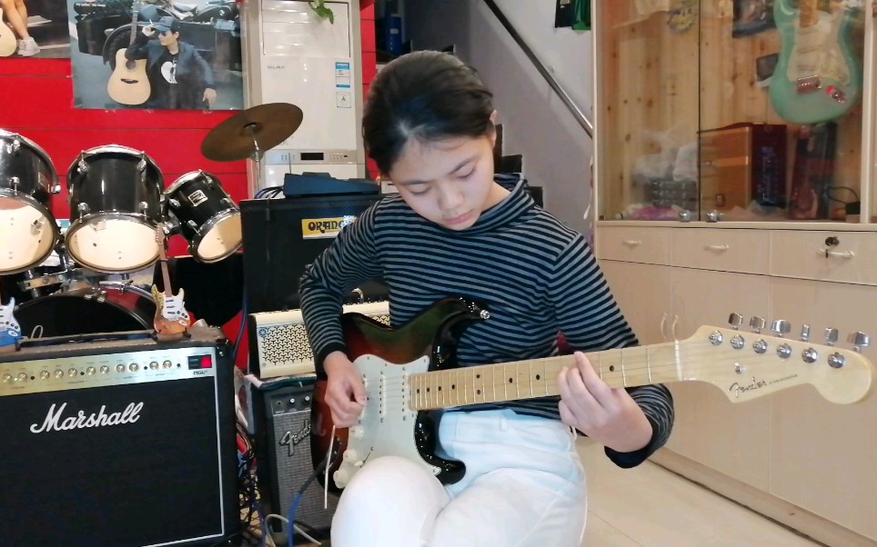 夏炎《苍穹》使用综合效果器 电子管音箱四线接法手机外录试听_哔哩