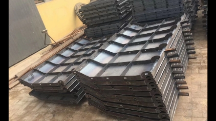 过渡翼墙模具厂家,桥梁端头模具,高速桥梁端头模具,防撞墙模具_哔哩