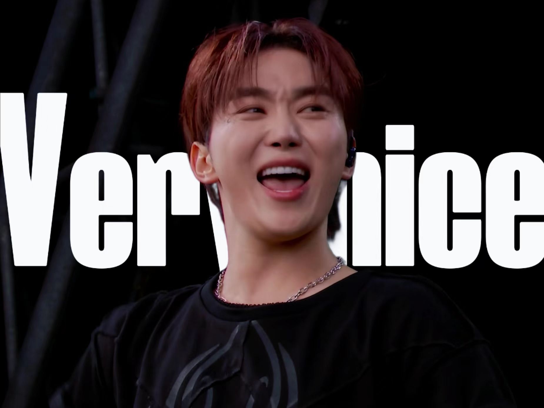 【4k中字】very nice · 旗帜黑白版 -心情 心情 心情 wow aju nice