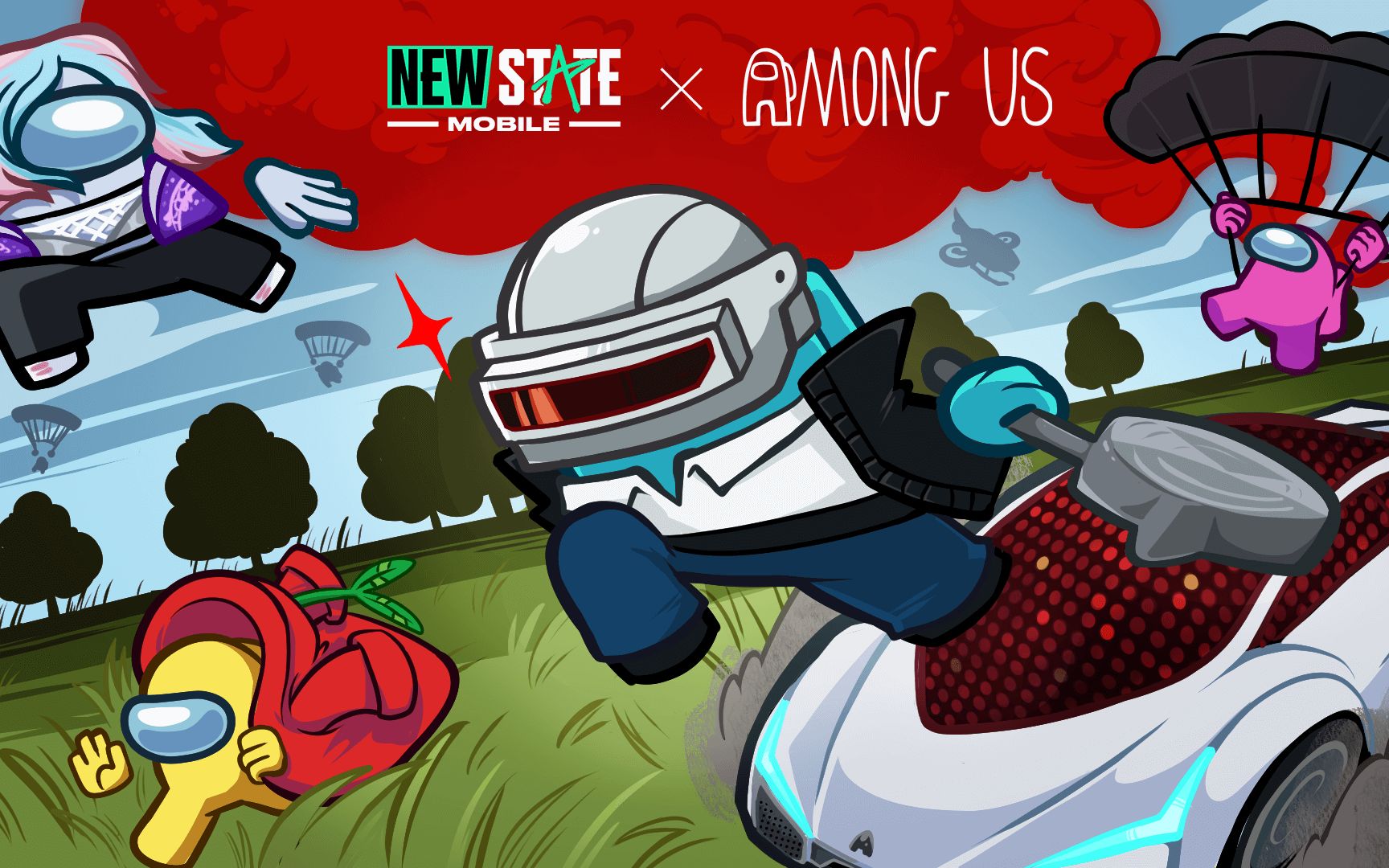 pubgnewstatexamongus联动宣传片