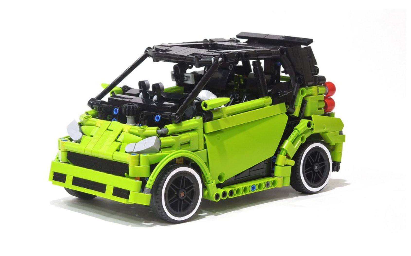 smartfortwo451底盘解析lego乐高technic科技机械moc
