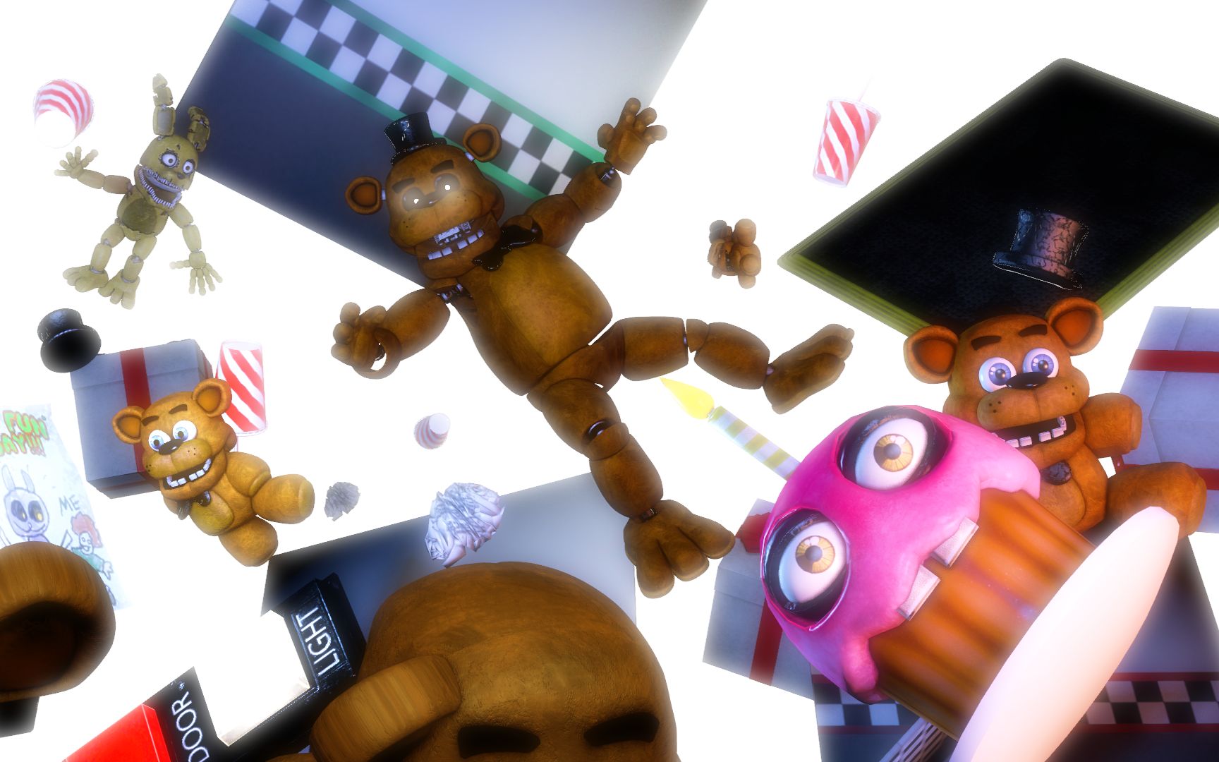 [fnaf sfm自制}some freddy_哔哩哔哩_bilibili