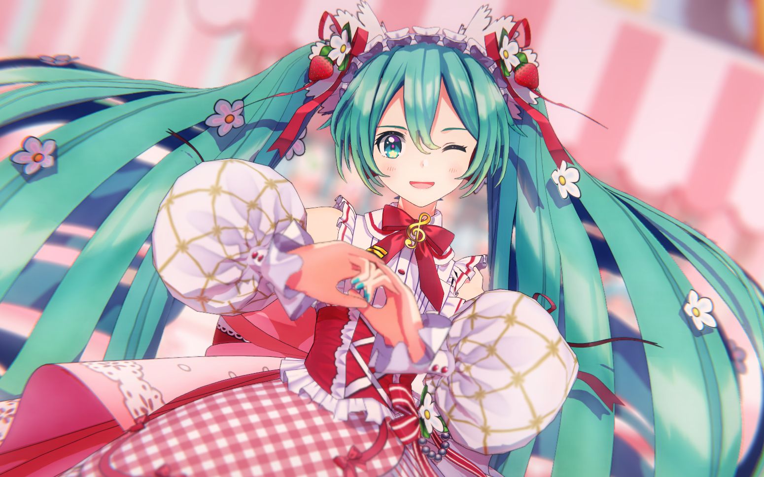 【不沈空母式初音】来和我一起吃草莓吧!- gomyway!