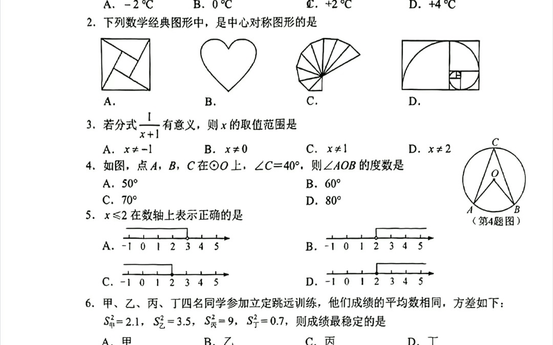 2023南宁中考数学解析哔哩哔哩bilibili