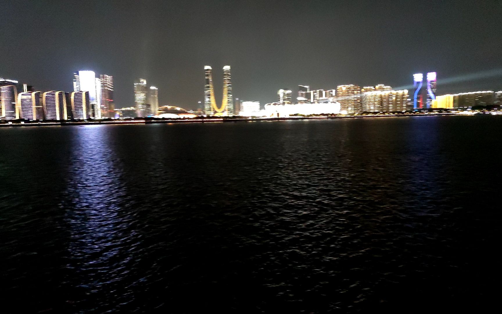 杭州城市阳台夜景