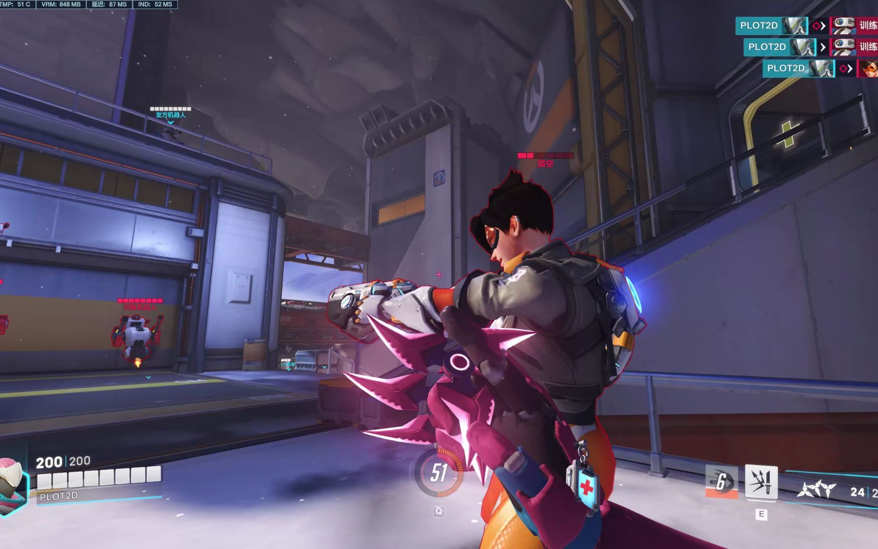 【ow2】杭州闪电队源氏皮肤局内视角一览