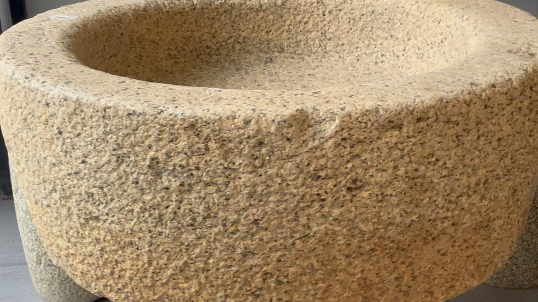 包浆漂亮明代石盆