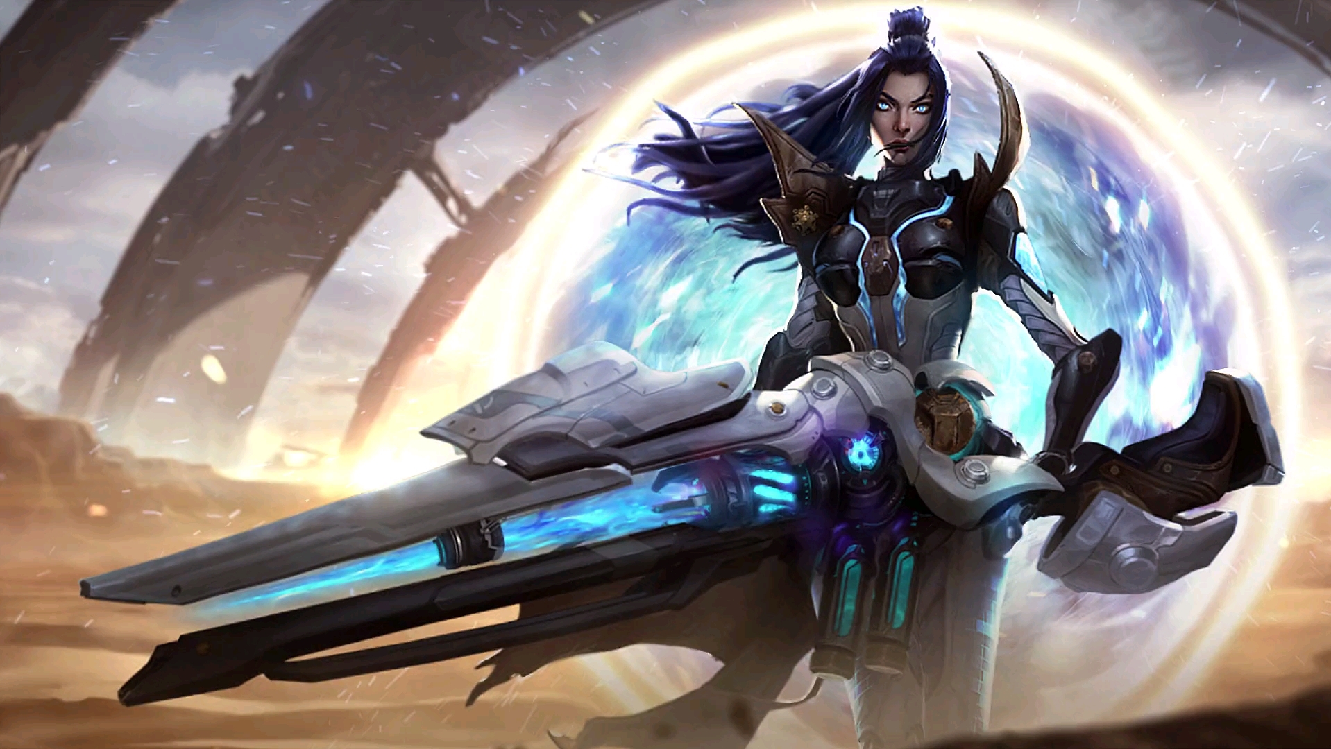 【英雄联盟】未来战士 凯特琳 登录界面及背景音乐—没有什么是一块小