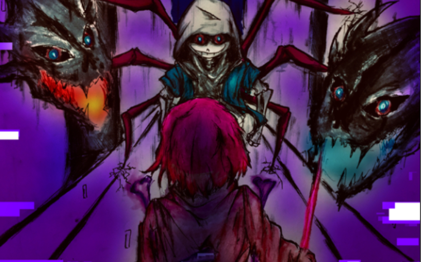 [图]【UT指+手绘】尘埃差错／［Glitchtale: Arisen Fear］The Ascended