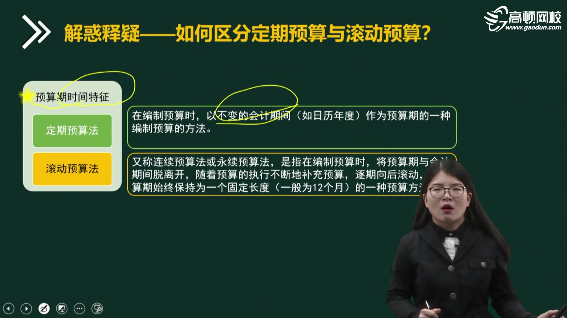 中级会计师高频考点之如何区分定期预算与滚动预算?哔哩哔哩bilibili