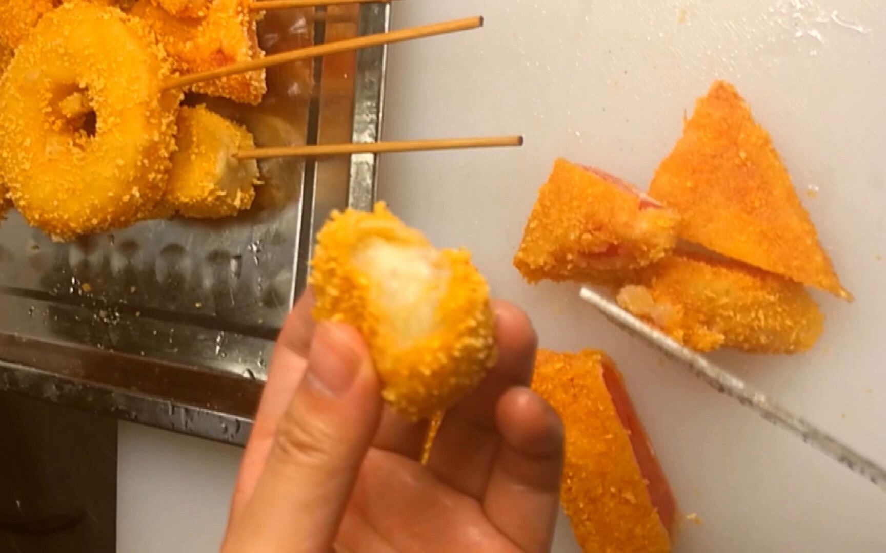 油炸水果油炸香蕉,浓郁水果味,香酥好吃