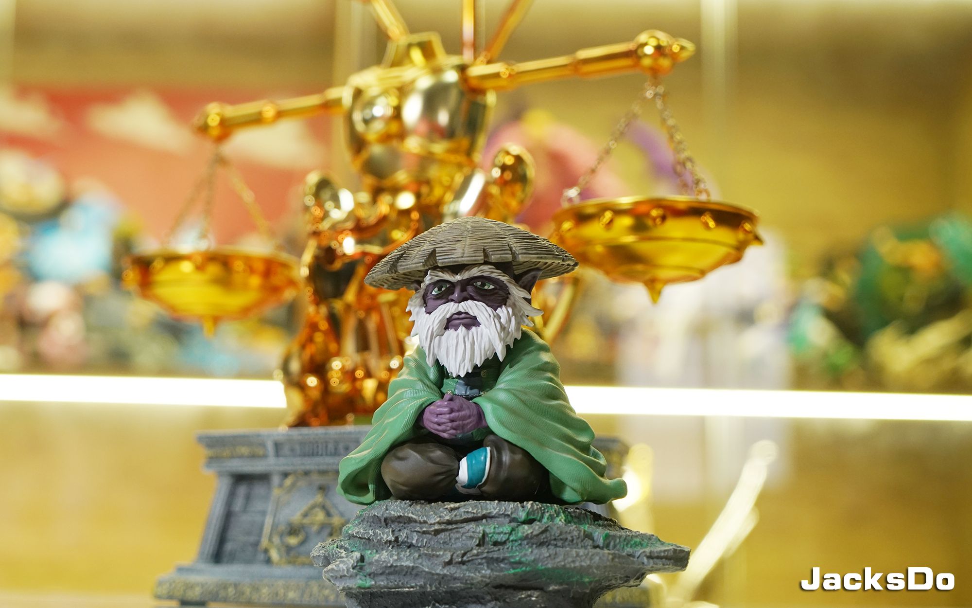 【开箱视频】jacksdo 圣斗士老童虎gk(紫龙师傅)