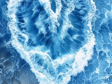 大海现爱心