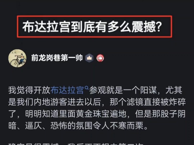 布达拉宫到底有多么震撼?哔哩哔哩bilibili