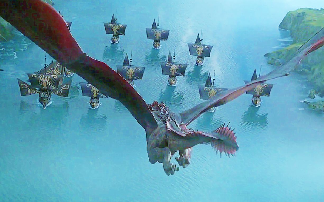 盘点4大飞龙神兽哪家强,龙母火烧君临城,阿凡达火拼战斗机