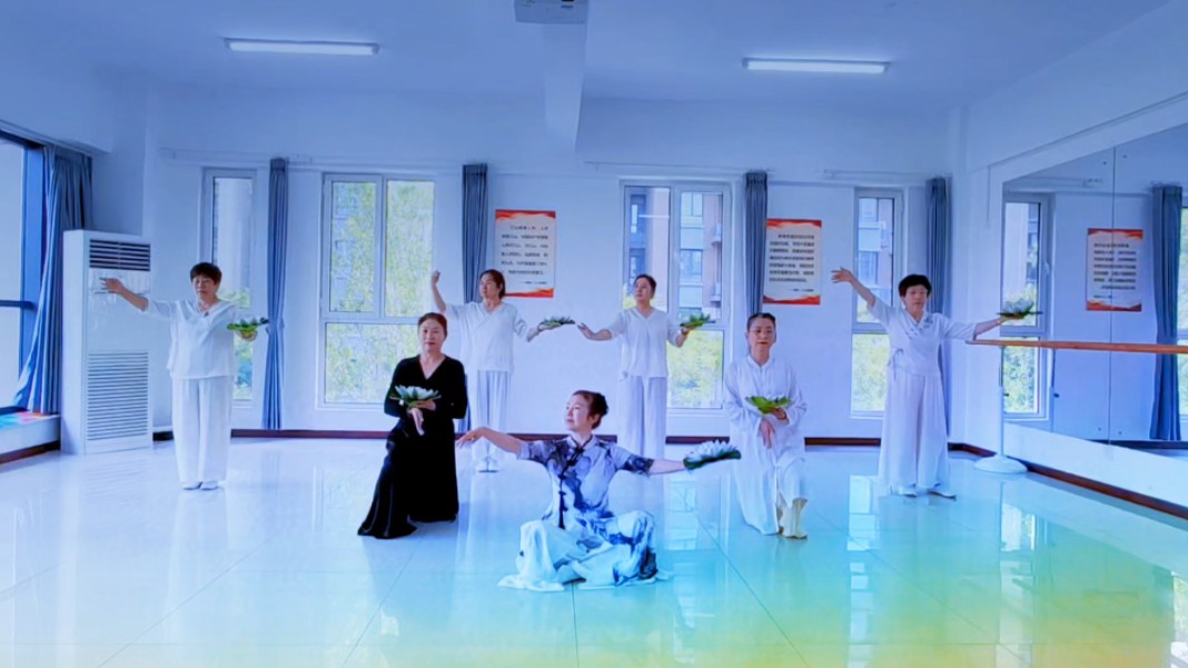 《七朵莲花》婉灵太极禅舞6月14日小课课堂花絮#云山行舞#禅舞