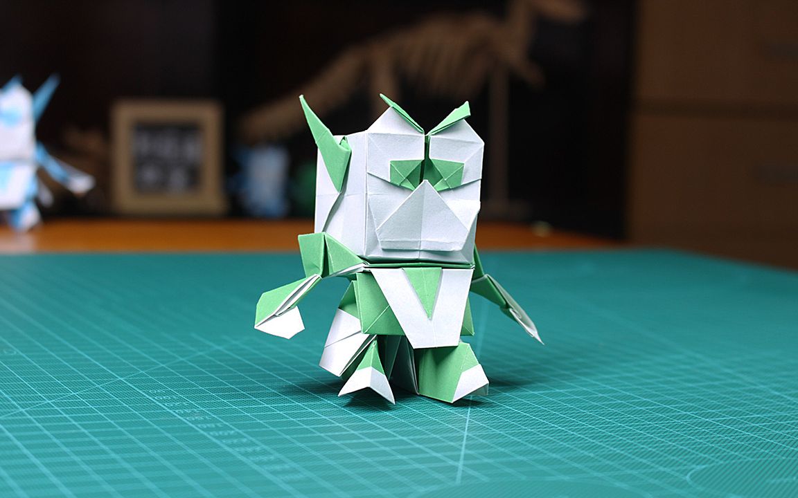 道机微子折纸机器人图片