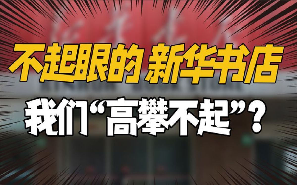 新华书店是我这辈子见过的最大世面,年营收1291亿?网友:打扰了哔哩哔哩bilibili