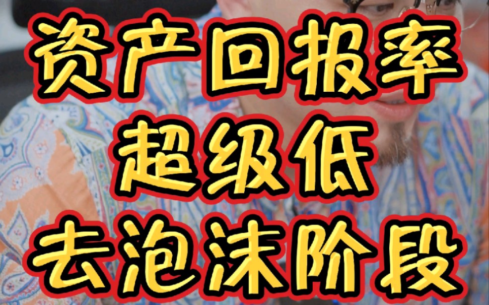 楼市资产回报率超级低 去泡沫阶段哔哩哔哩bilibili