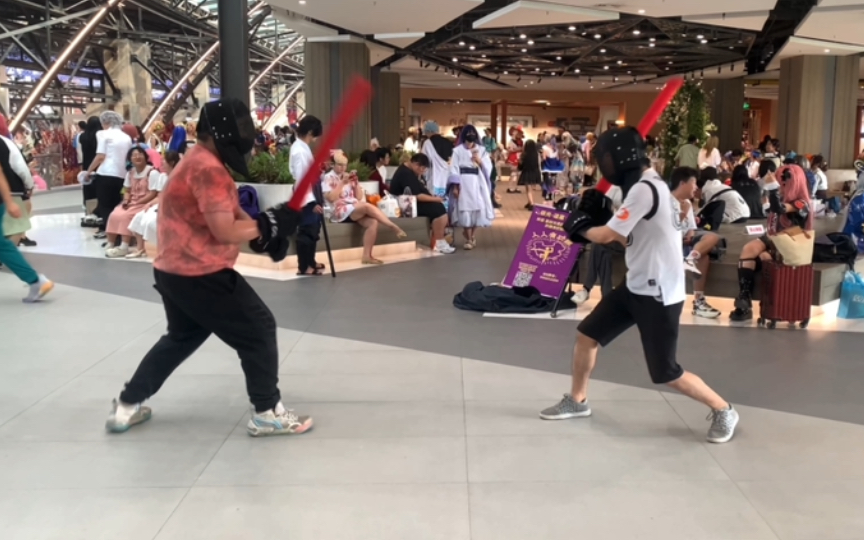 【极光-逐星】哈尔滨西城红场漫展 兵击活动 zb vs 武士