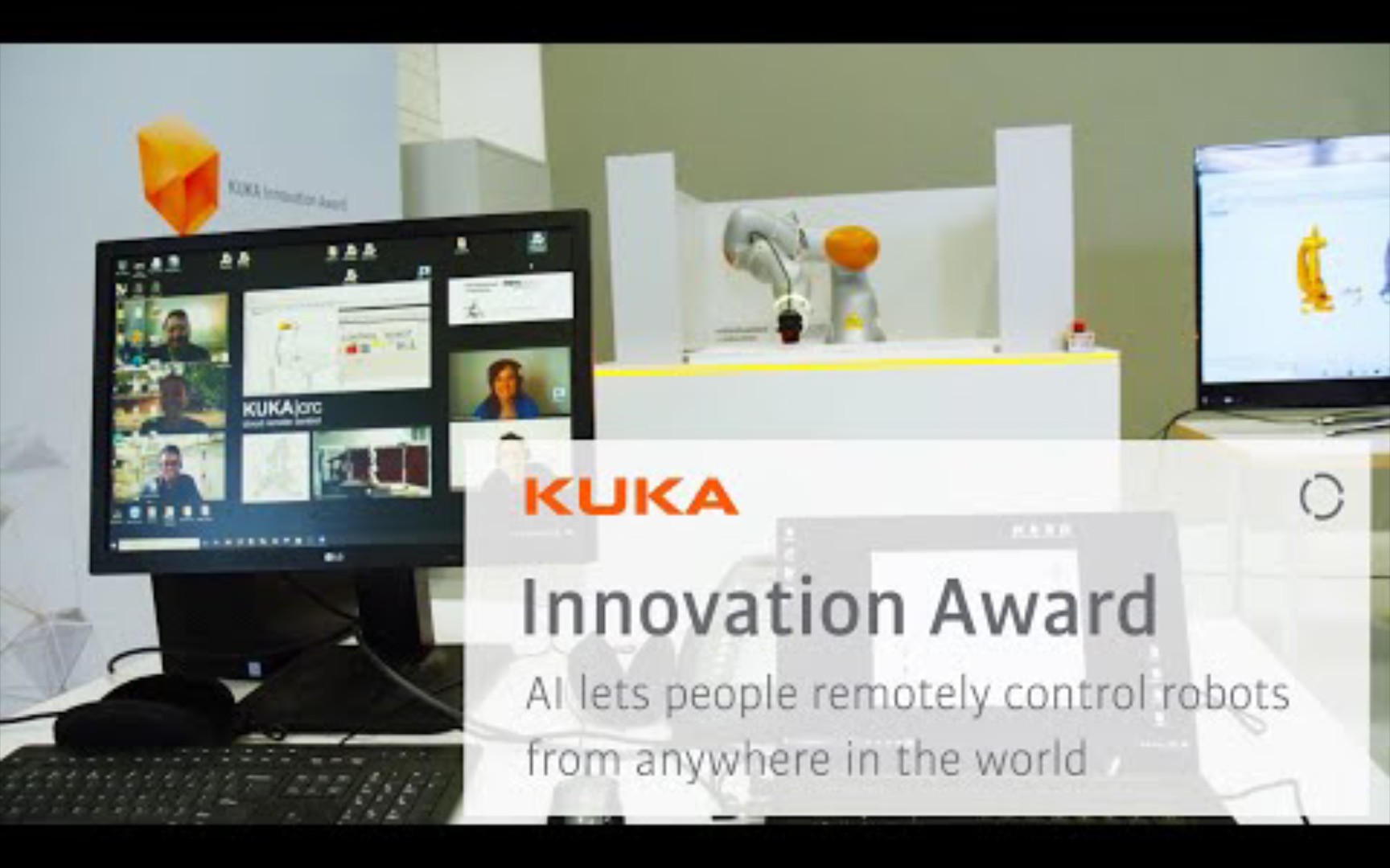 【KUKA】 Artificial intelligence allows for remote control of robots from anywhere哔哩哔哩bilibili