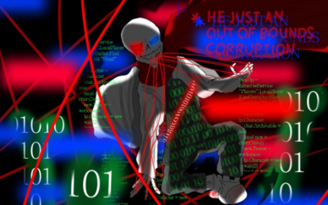 【undertale-au】fatal error-sans-just an out of bounds