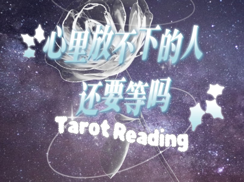 【星子tarot】心里放不下的人,还要等吗?哔哩哔哩bilibili