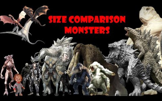 所有100电影怪物大小比较