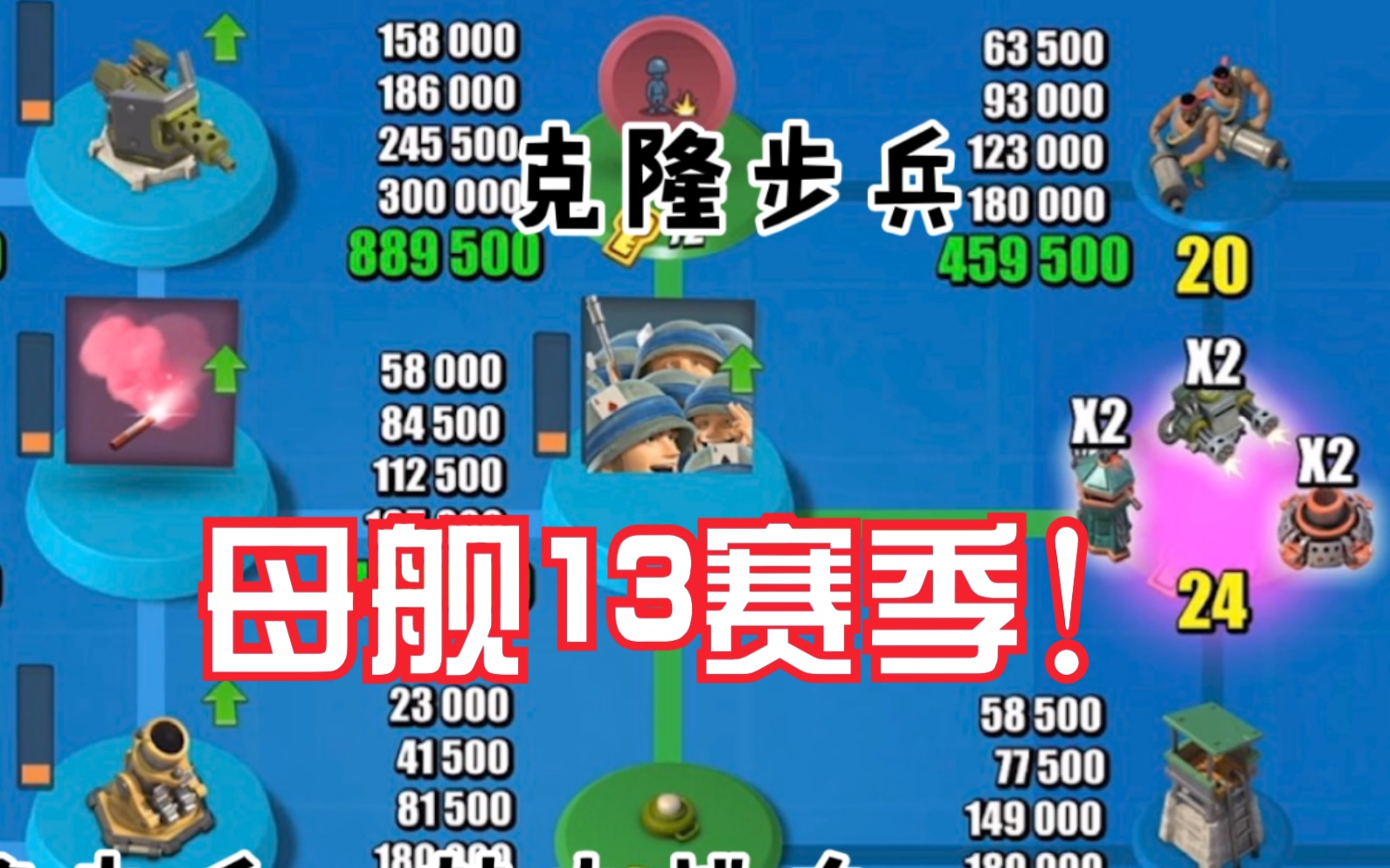 活动  海岛奇兵战斗母舰13赛季科技树抢先看!克隆步兵焚火战车!