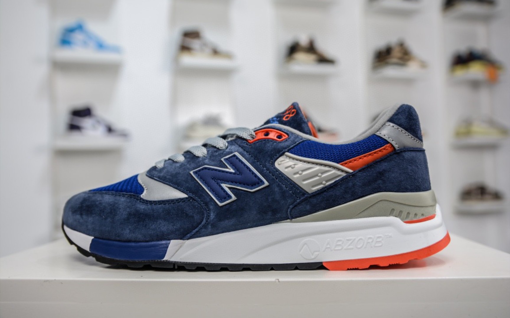 new balance m998 3m反光复古慢跑鞋