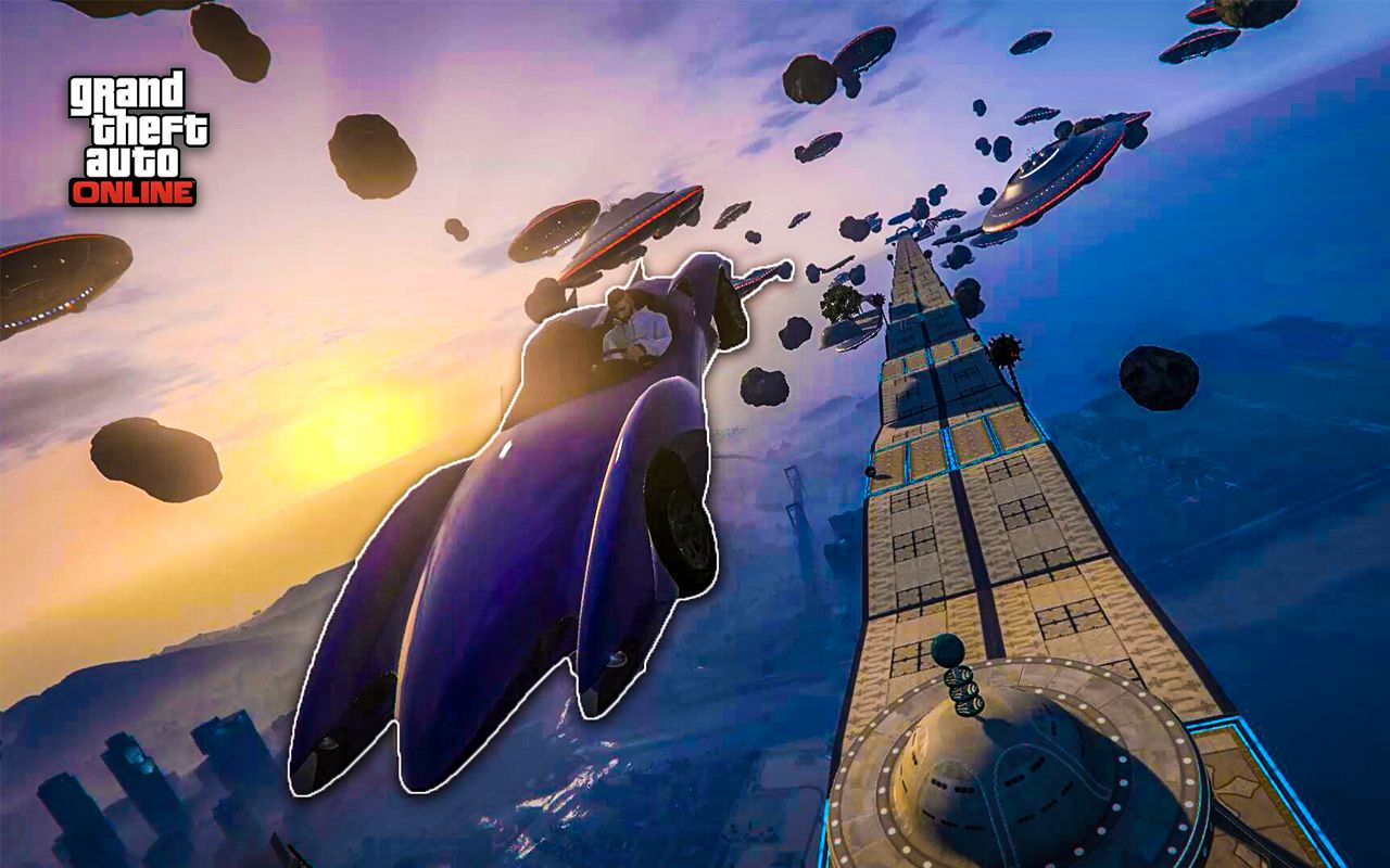 【gta5】史上最唯美的怼怼乐 仿佛置身于外太空中.