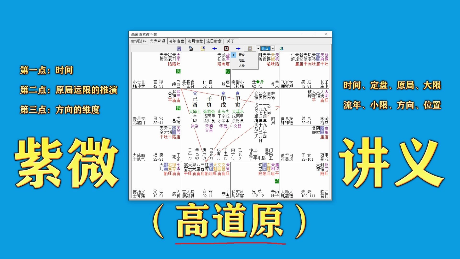 紫微斗数实战提高班09(高道原2020紫微斗数讲义)哔哩哔哩bilibili