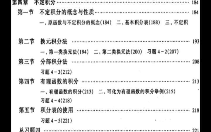 [图]高等数学目录（重制）