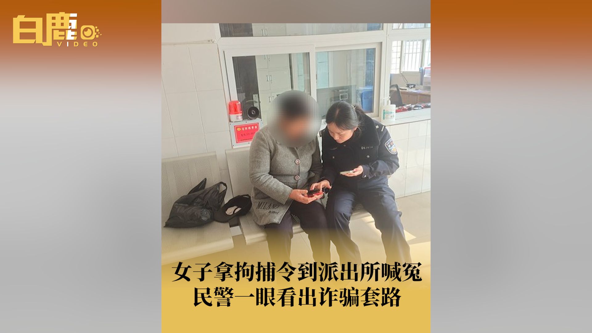 女子被骗下载假拘捕令求助真民警哔哩哔哩bilibili