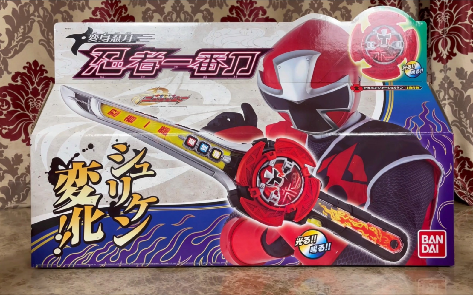 【是可忍孰不可忍】手里剑战队忍忍者 忍者一番刀 音效/玩法展示