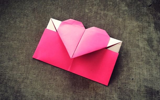 第101期 纸在乎你 手工折纸:爱心信封 学不会提头见!