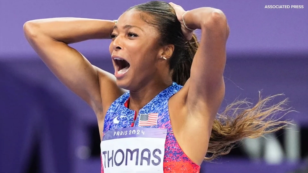 巴黎奥运会盖比托马斯夺得女子200米冠军